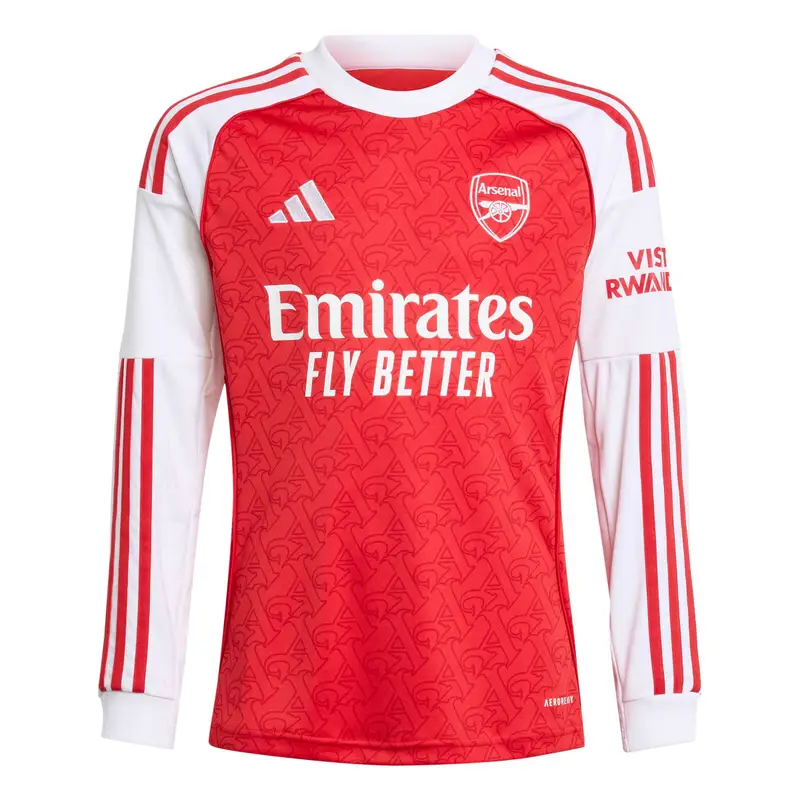 Adidas Maglietta Home maniche lunghe bambino Arsenal 2025