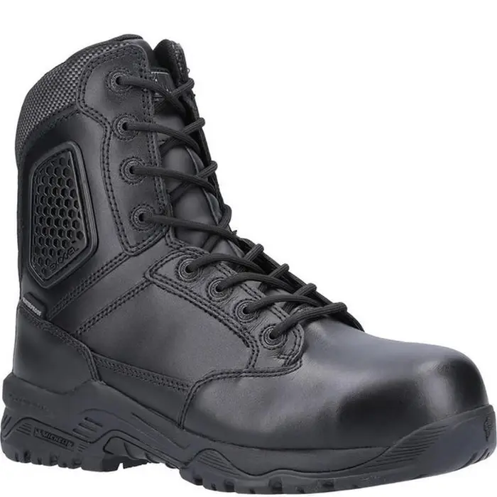 magnum Stivali antinfortunistici in pelle uniforme Strike Force 8 0 unisex per adulti 4 UK nero