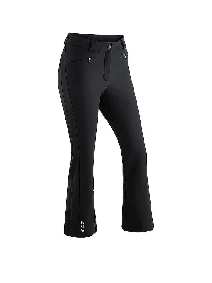 maier sports Pantaloni da sci softshell da donna Mary nero | 42 (lang)