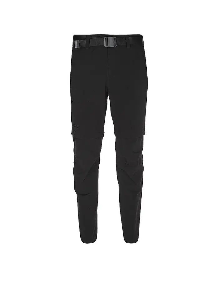 maier sports Pantaloni da trekking da uomo Tajo2 ZipOff nero | (kurz)