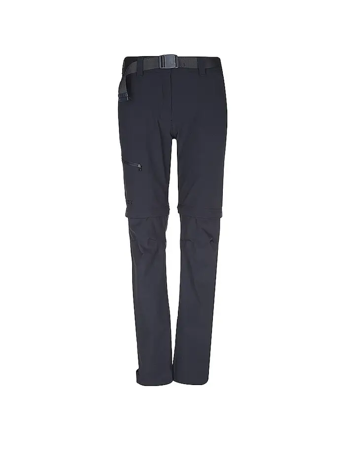 maier sports Pantaloni da trekking ZippOff da donna Nata blu | 34 (kurz)