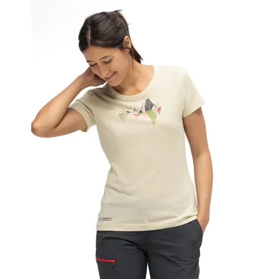 Maier Sports T-shirt Donna Beige 4114994