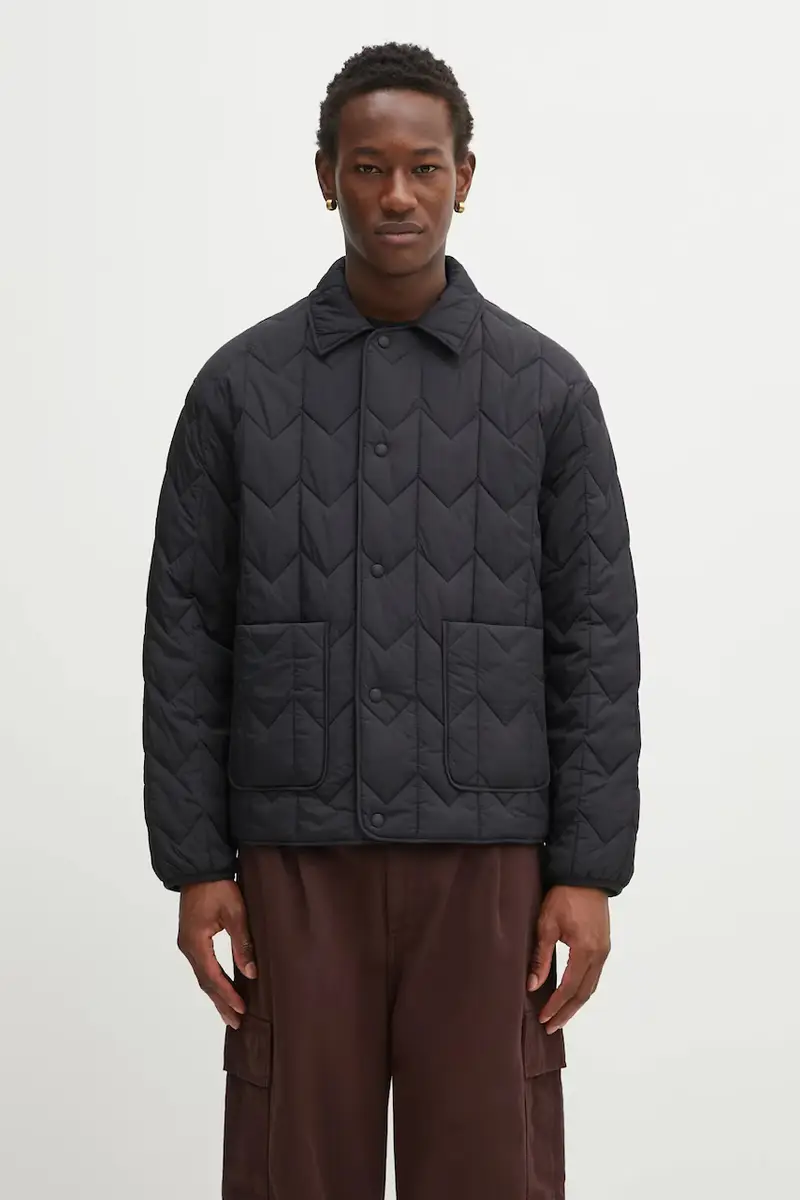 Maison Kitsuné giacca Quilted colore nero PM02104WW9067