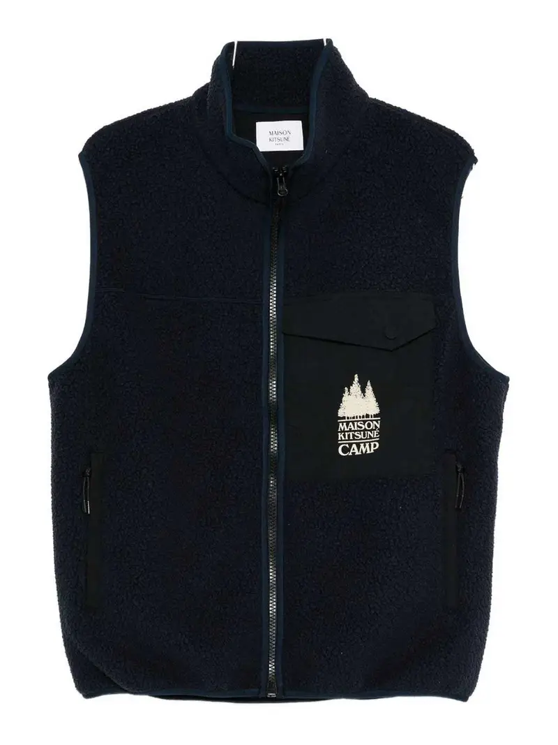 Maison Kitsune Gilet Blu 3997558