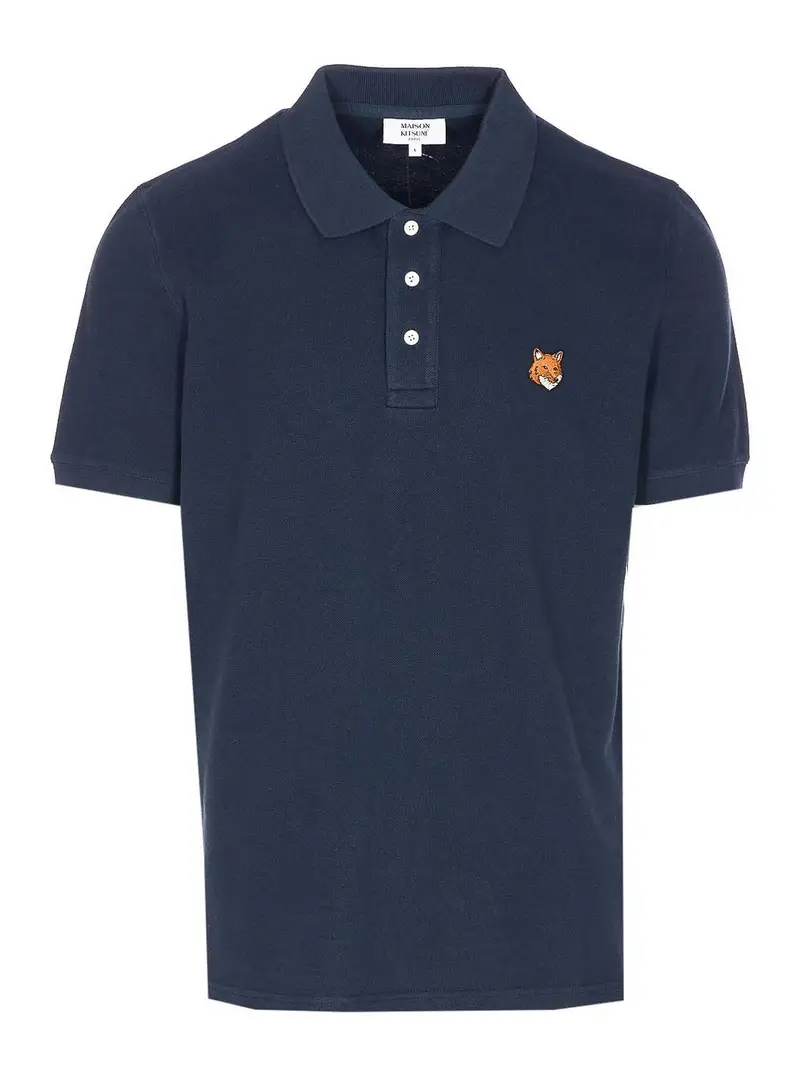 Maison Kitsune Polo Blu 3857175