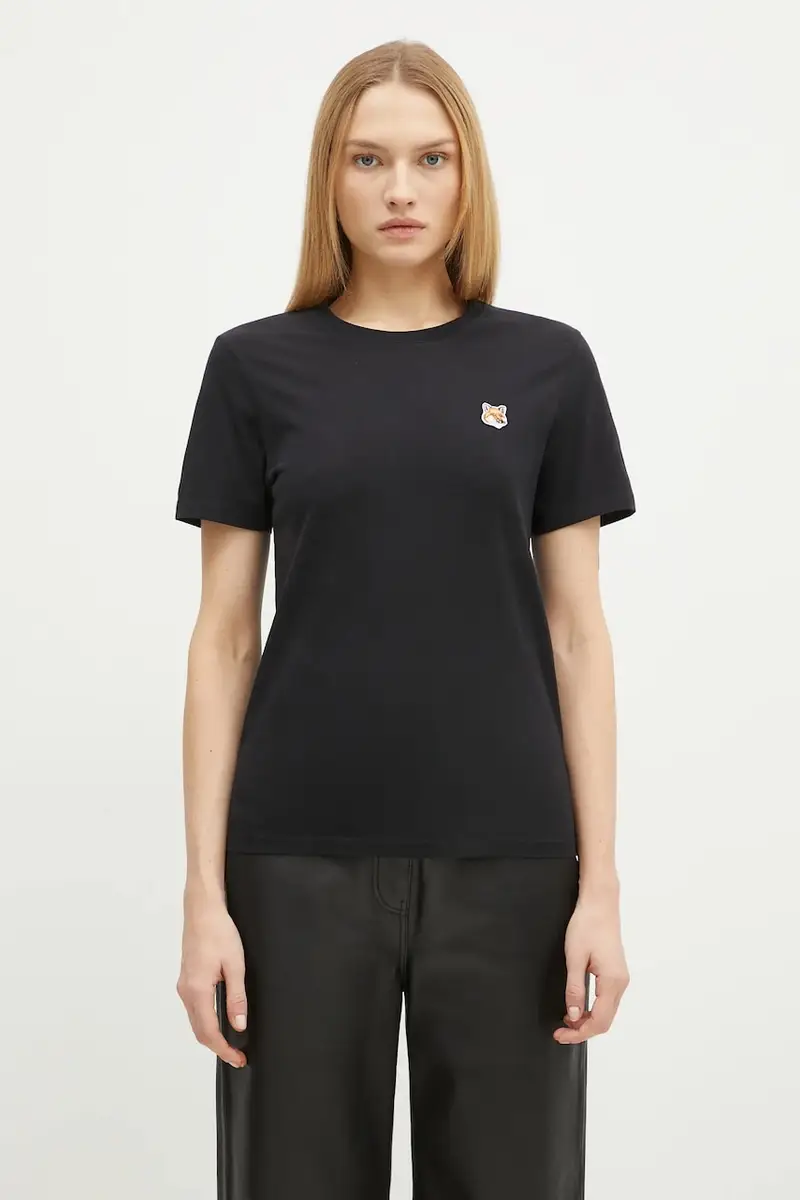 Maison Kitsune T-shirt Donna Nero 2254871