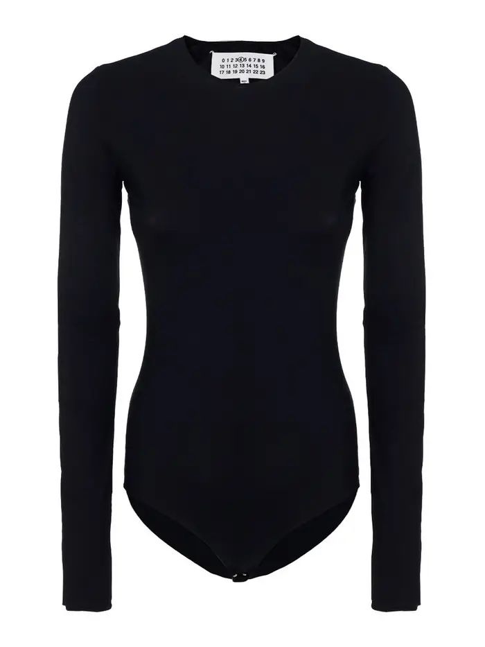 Maison Margiela Body nero super stretch