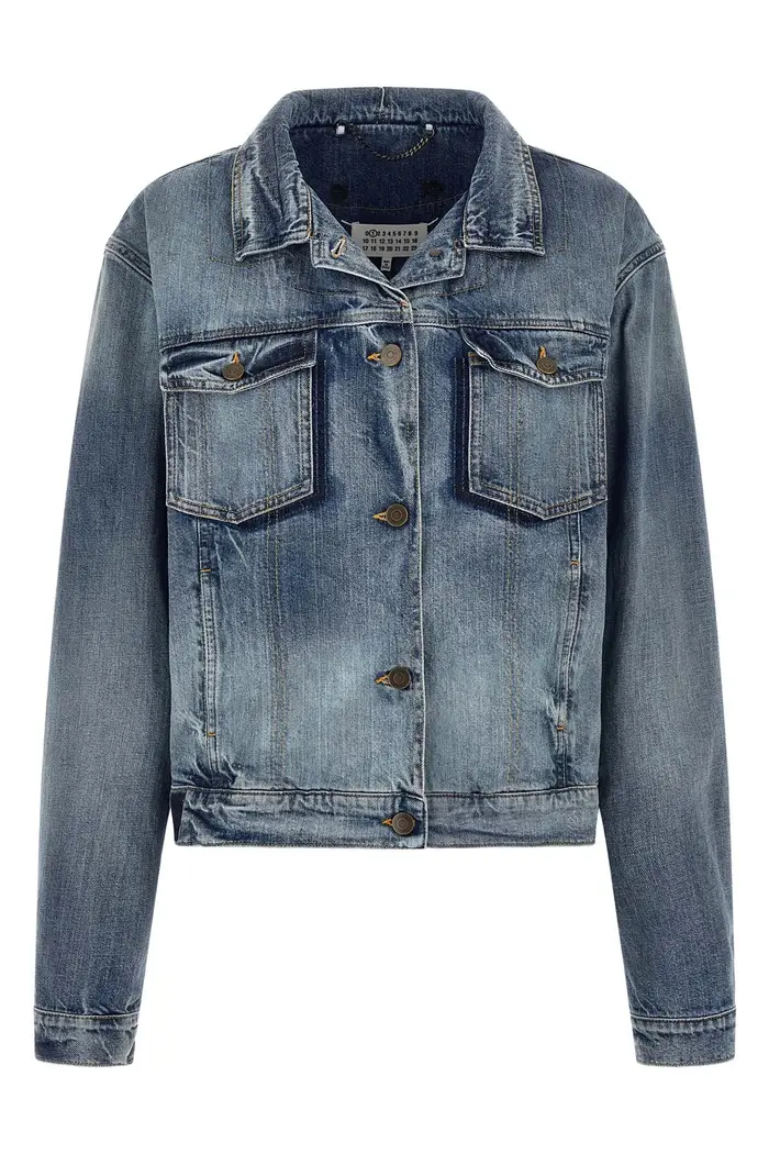 MAISON MARGIELA Giacca Folded Collar Blu