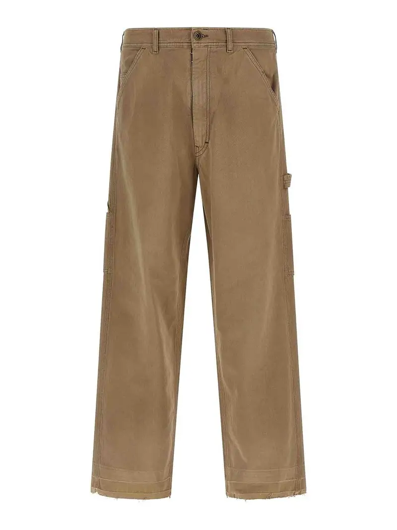 Maison Margiela Pantaloni a spina di pesce Beige