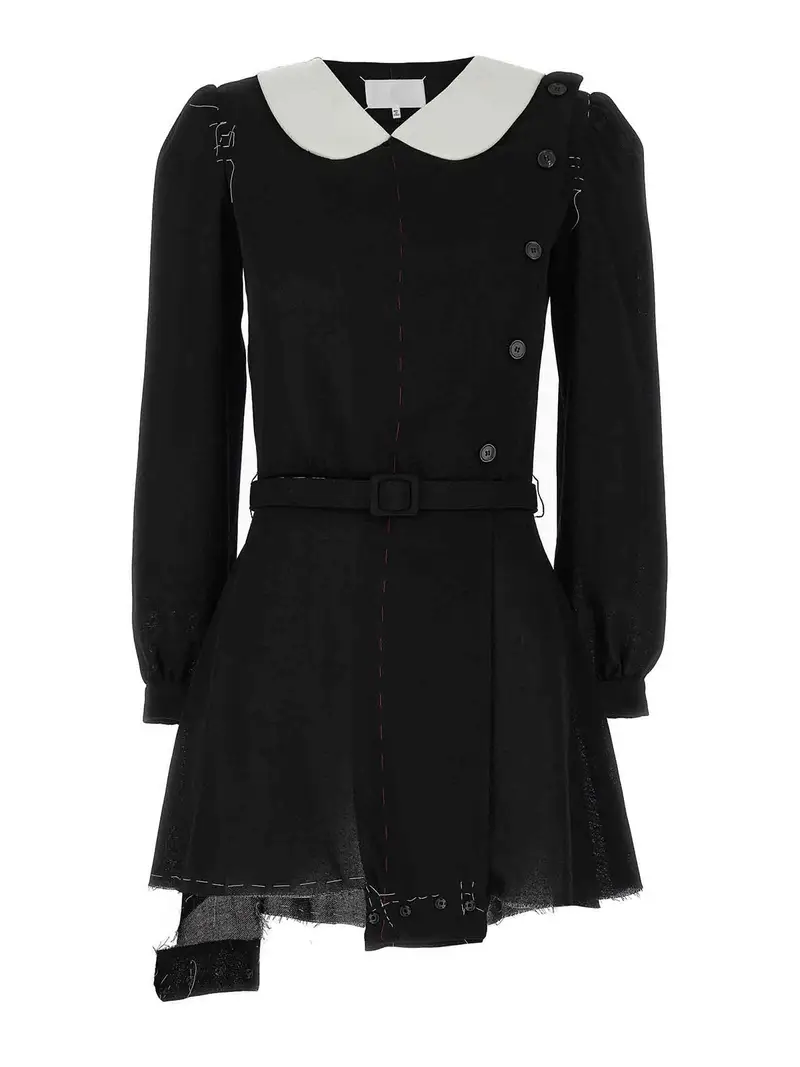 Maison Margiela Vestito con cuciture Nero