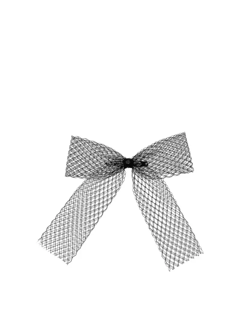 Maison Michel Fermaglio per capelli Aya Nero