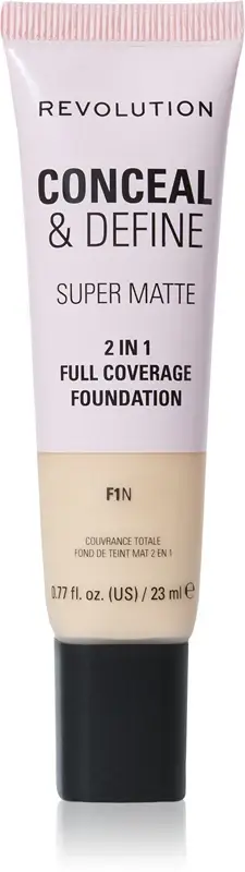 Makeup Revolution Conceal & Define fondotinta opacizzante colore F1N 23 ml