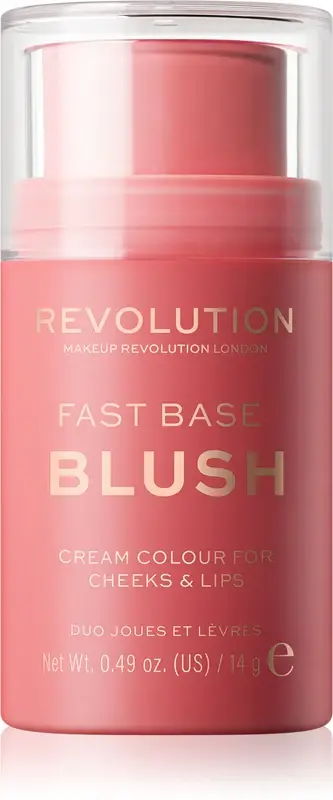 Makeup Revolution Fast Base stick duo per labbra e guance colore Baby 14 g