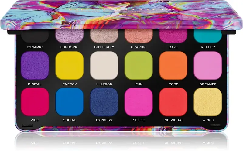 Makeup Revolution Forever Flawless palette di ombretti colore Digi Butterfly 18 x 1.1 g