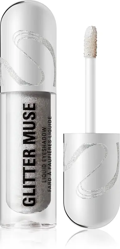 Makeup Revolution Metallic Muse ombretti liquidi glitter colore argento 3 5 ml