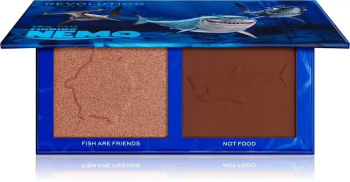 Makeup Revolution X Finding Nemo palette di illuminante e bronzer colore Fish Are Friends 9 g