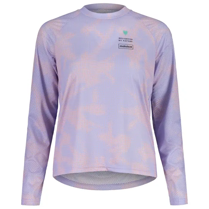 Maloja Bikeshirt donna manica lunga BaldoM Celeste