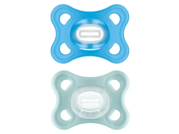Mam Ciucci Comfort Silicone 2-6 mesi Blu x2