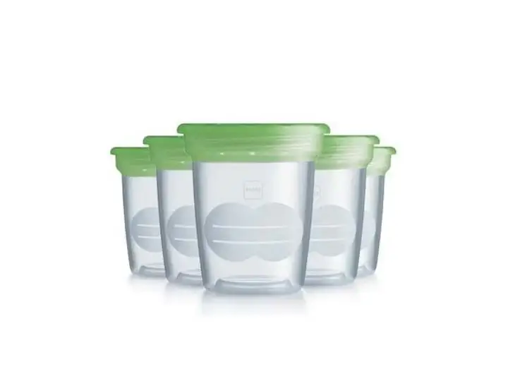 Mam Vasi da Conservazione con Coperchi 5x120ml