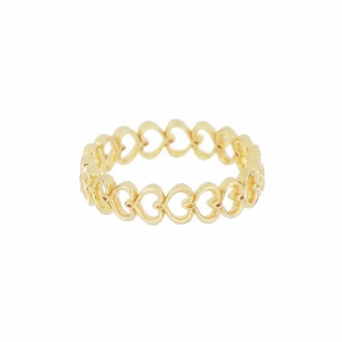 MAMAN ET SOPHIE Anello You - Argento 925 Placcato Oro