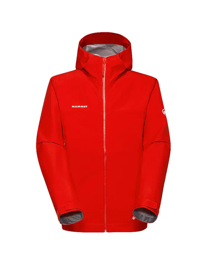 mammut Giacca da trekking da uomo Crater Light 3L GTX con cappuccio rosso