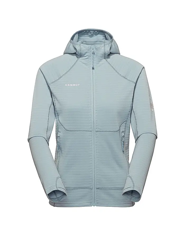 mammut Giacca in pile da donna Taiss Hoodie menta