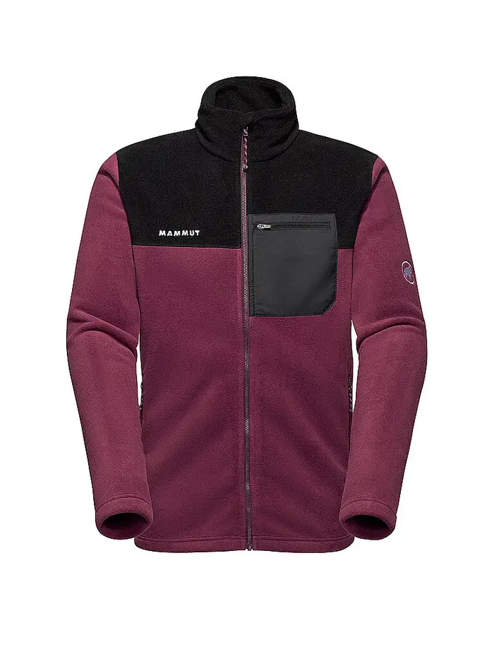 mammut Giacca in pile da uomo Innominata Polartec rosso scuro