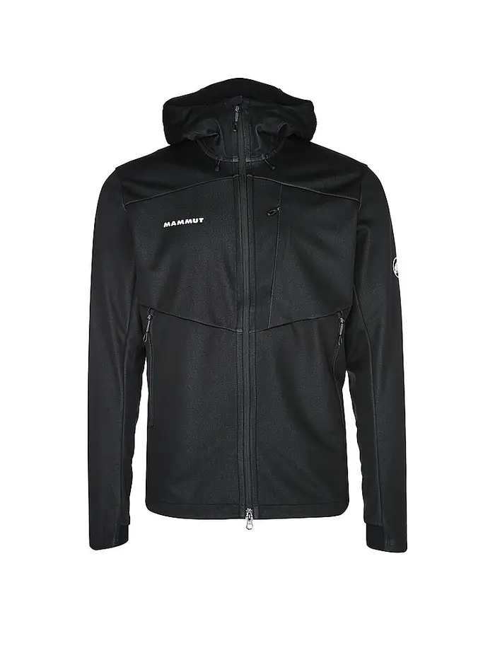 Giacca softshell da uomo Ultimate VII con cappuccio nero | XL