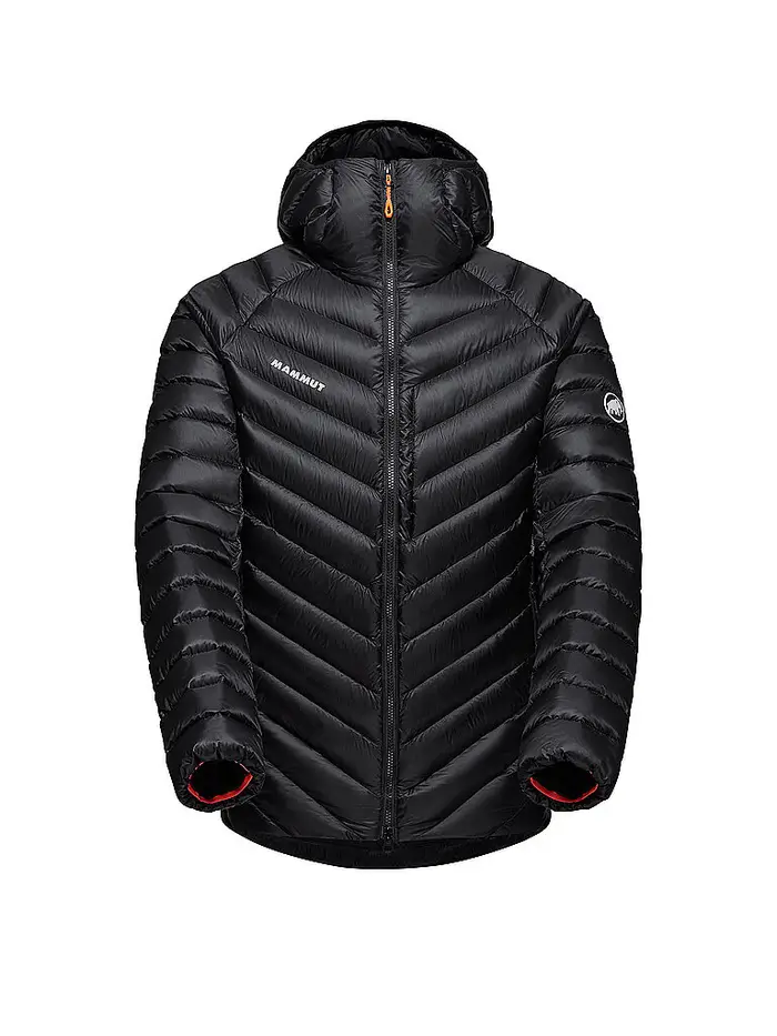 mammut Isogiacca da uomo con cappuccio Broad Peak IN nero