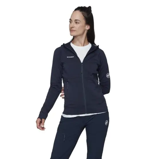 Mammut Taiss ML Hooded W - felpa in pile - donna Blue