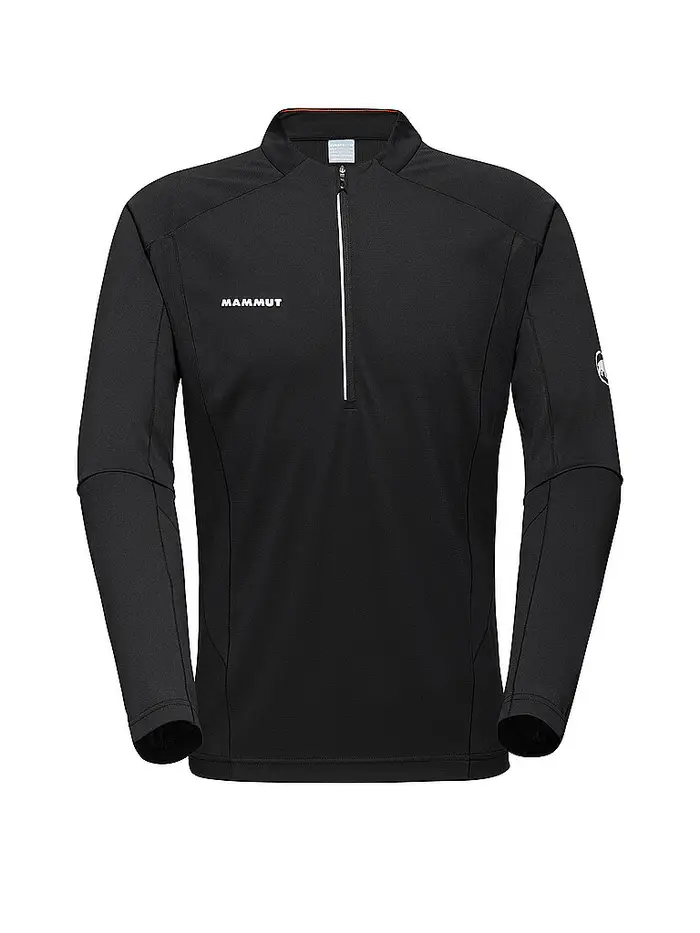 mammut Zipshirt da uomo Aenergy per escursioni nero