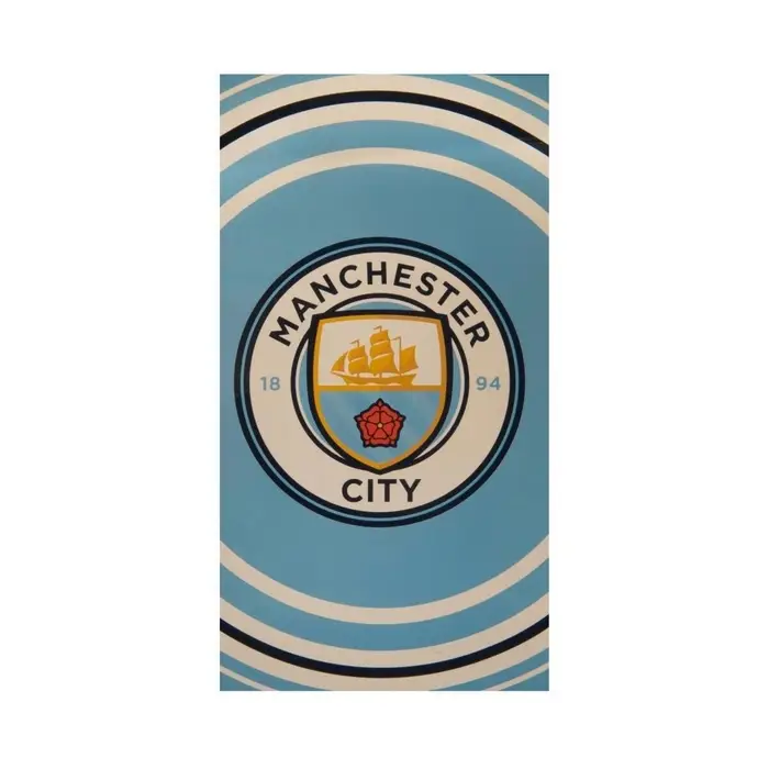Manchester City Fc Asciugamano e guanto esfoliante TA1037 Blu