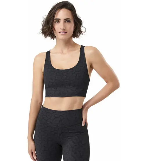 Mandala Printed W - reggiseno sportivo basso sostegno - donna Black