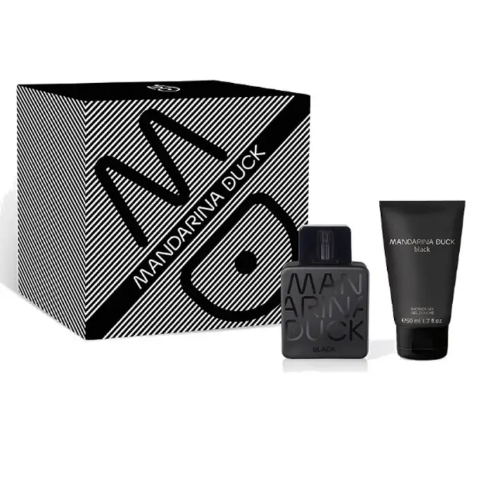 Mandarina duck Cofanetto Black Eau De Toilette 100 Ml E Doccia Gel 50 Ml 1 unità