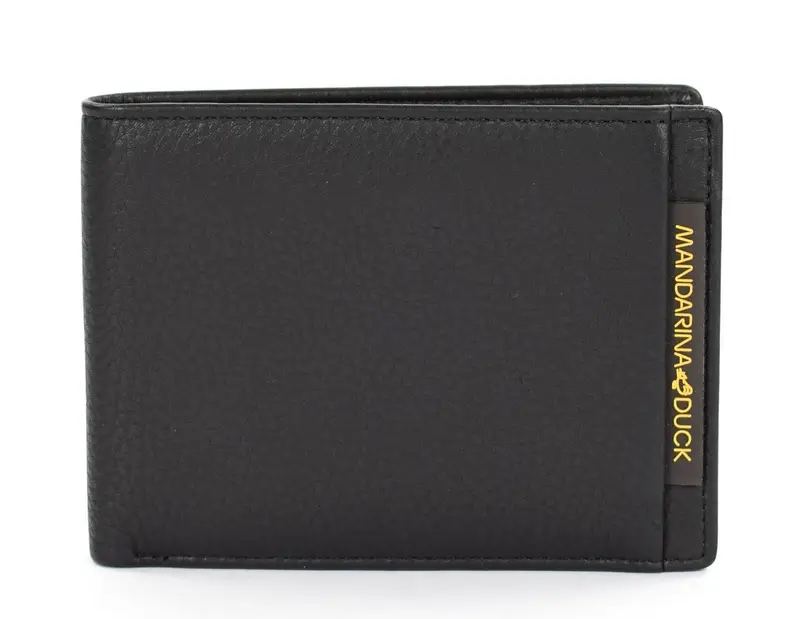 Mandarina Duck Portafoglio uomo in pelle Dual UDP01 Nero