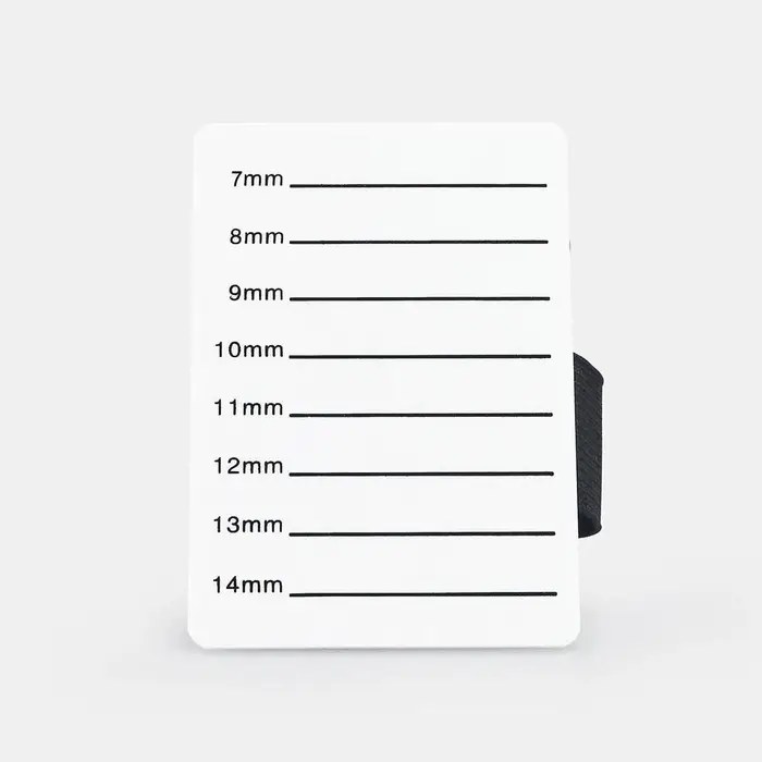 Organizzatore Acrilico per Extension Ciglia Paletta Supporto per Ciglia Finte Piastrella Paletta Adesivo Colla per Ciglia Portaoggetti in Ceramica con Cintura bianco