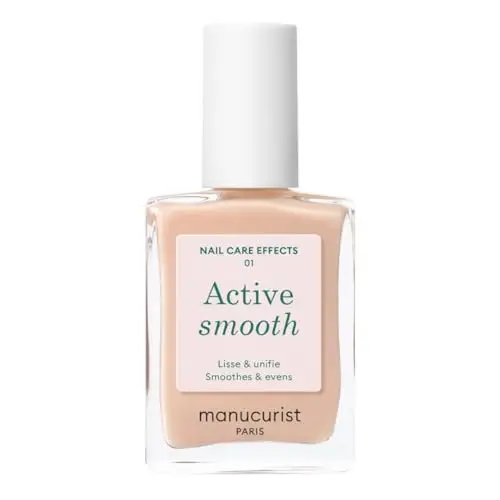 Manucurist Active Smooth 01 - Smalto per Unghie Trattamento Riparatore Lisciante - Finish Beige - Vegan & Made in