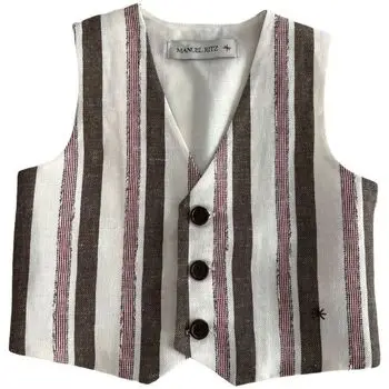 MANUEL RITZ Gilet Beige 4876665