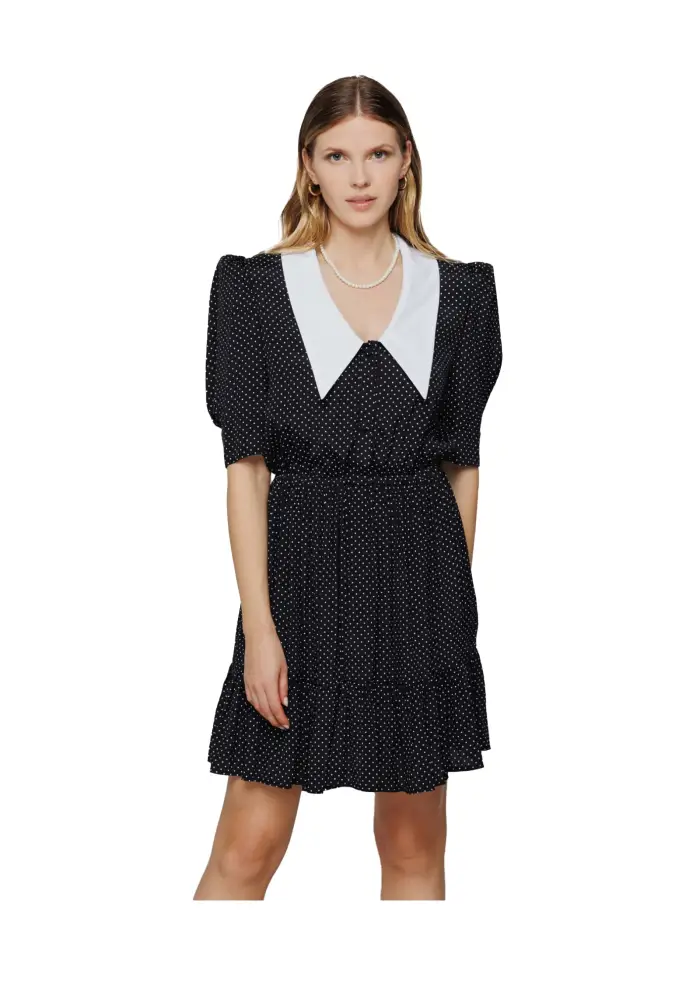 Mar De Margaritas Abito Donna Nero miniatura 3