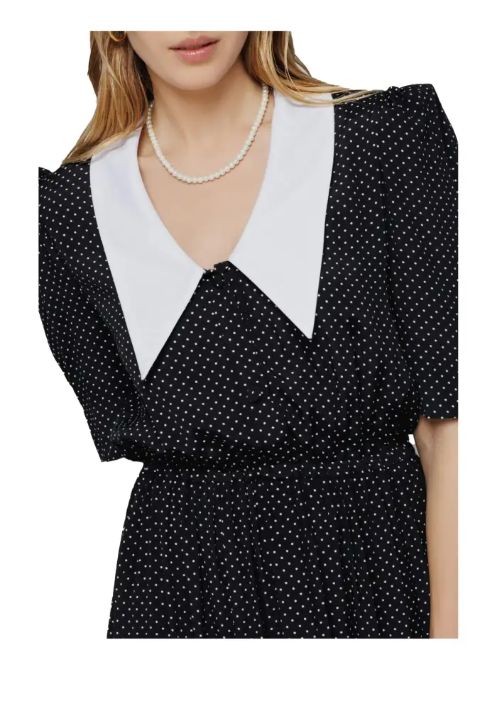 Mar De Margaritas Abito Donna Nero miniatura 5