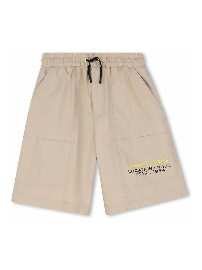 Marc Jacobs Bermuda Con Stampa Beige