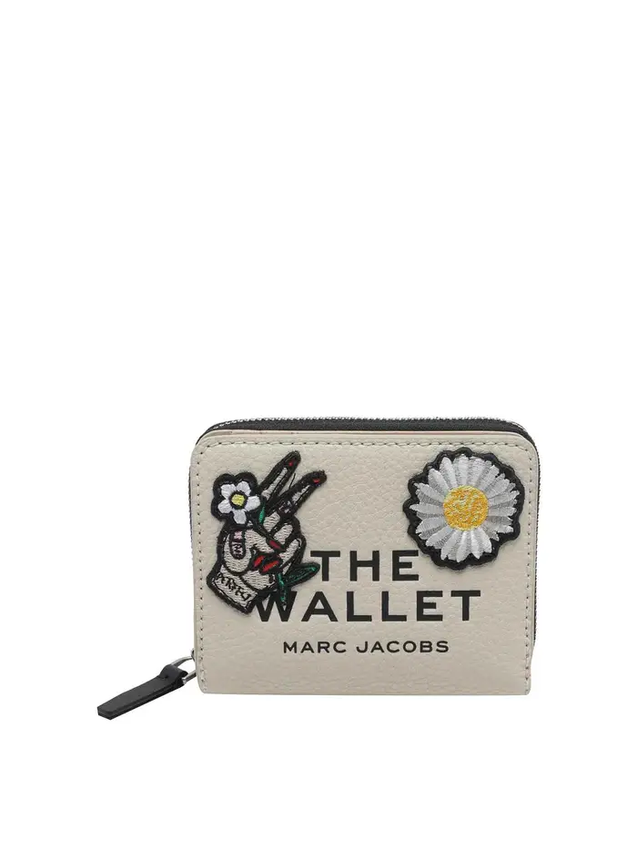 Marc Jacobs bianco il mini portafoglio compatto