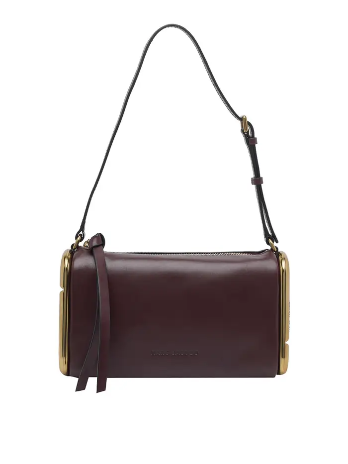 Marc Jacobs borsa a tracolla con scena portuale scura Rosso