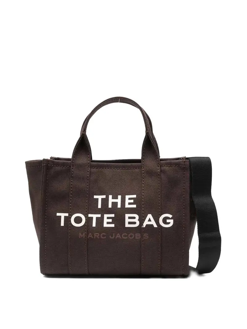 Marc Jacobs Borsa tote nera in cotone Marrone