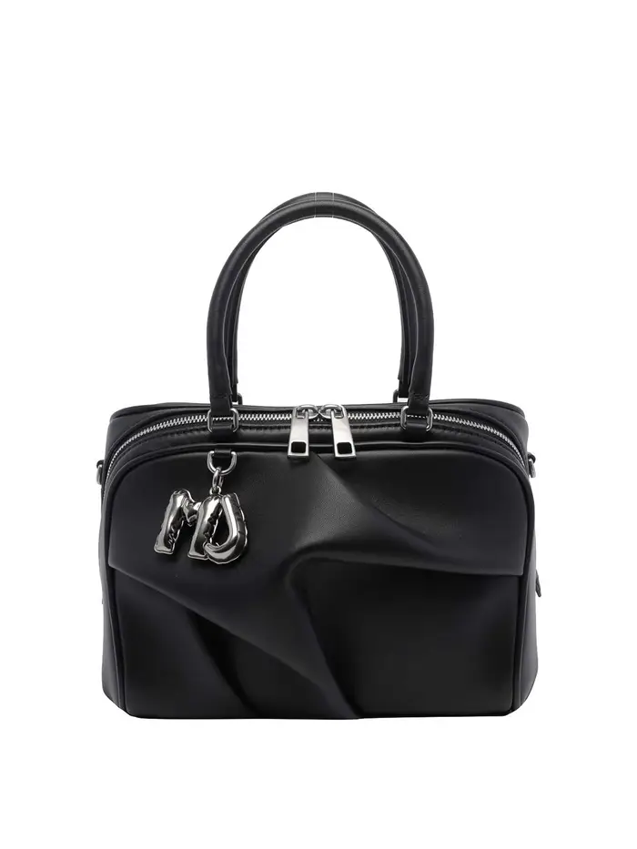 Marc Jacobs nera la borsa ondulata Nero