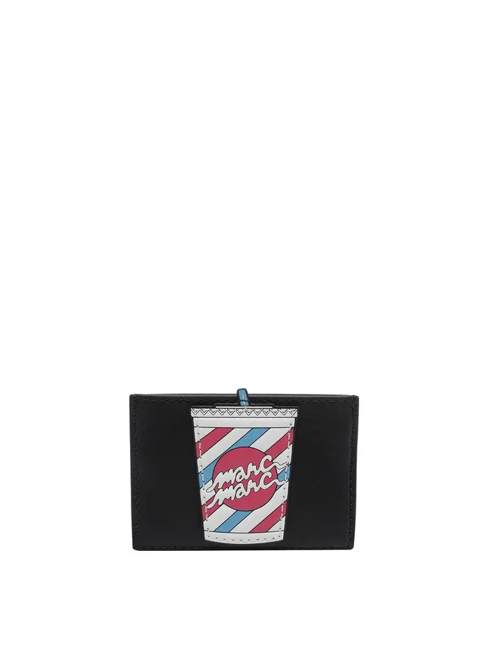 Marc Jacobs nero il porta carte di soda