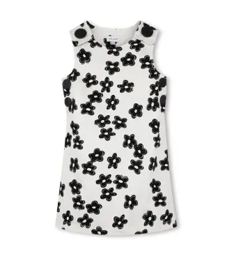 per ragazza W60721 Abito beige Flora (6años= 114/119cm), Casual, Cotone, Senza maniche / cinghie, moda per bambini