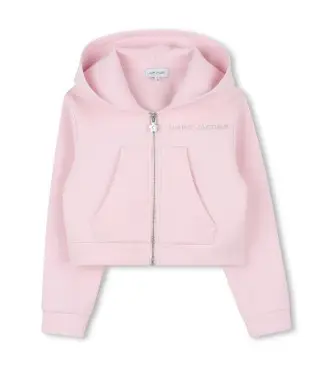 per ragazza W60752 Cardigan rosa con cappuccio (8años= 126cm), Casual, Cotone, moda per bambini