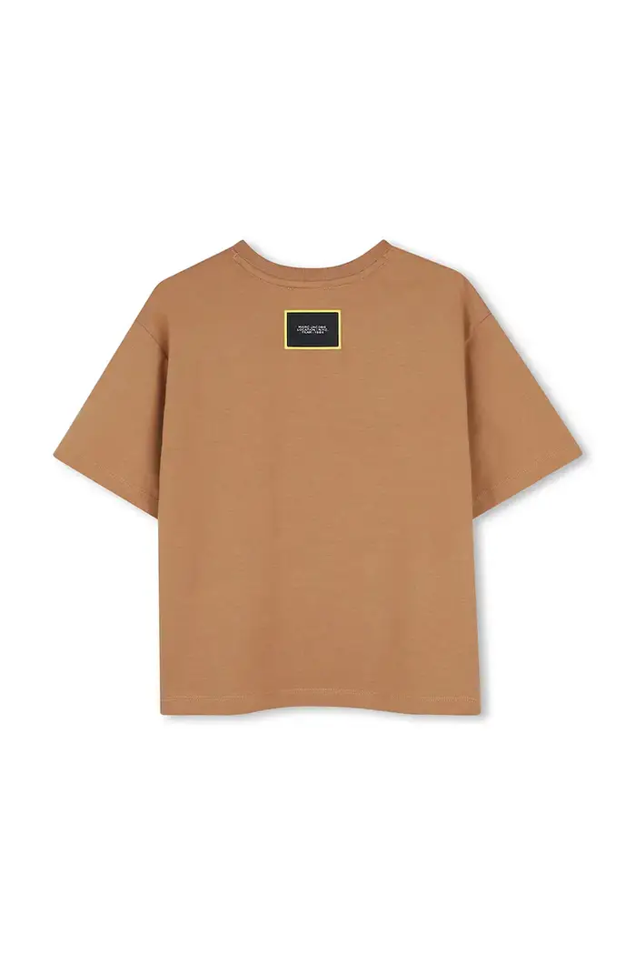 Marc Jacobs t-shirt per bambini in cotone Marrone