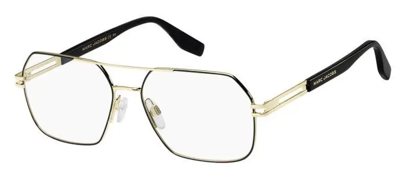 Marc Jacobs Uomo MARC 602 RHL Montature da vista Metallo Nero/Oro Squadrata